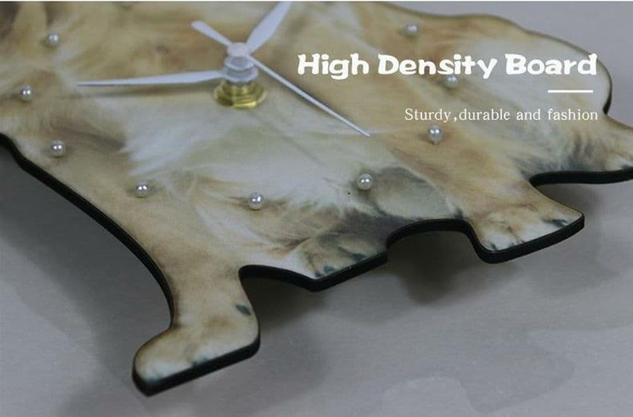 【リアル】壁掛け ペット時計 かわいい ゴールデンレトリバー インテリア