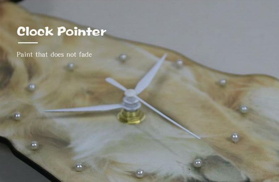 【リアル】壁掛け ペット時計 かわいい ゴールデンレトリバー インテリア