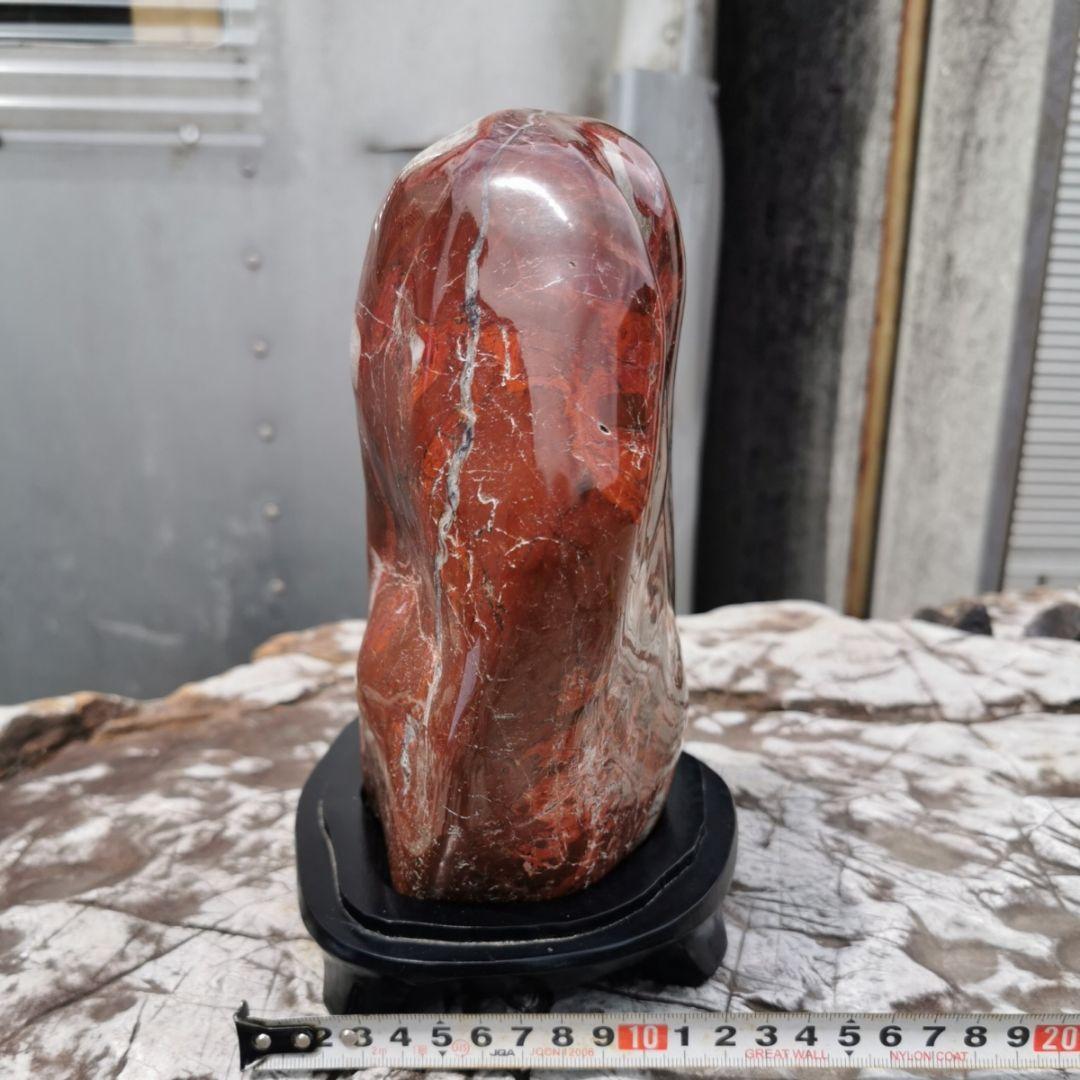 紅加茂石　2 　鑑賞石　石　置物　オブジェ　インテリア　パワーストーン