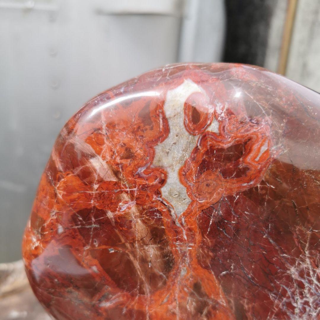 紅加茂石　2 　鑑賞石　石　置物　オブジェ　インテリア　パワーストーン