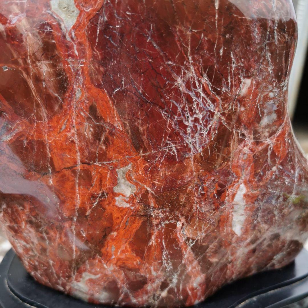 紅加茂石　2 　鑑賞石　石　置物　オブジェ　インテリア　パワーストーン