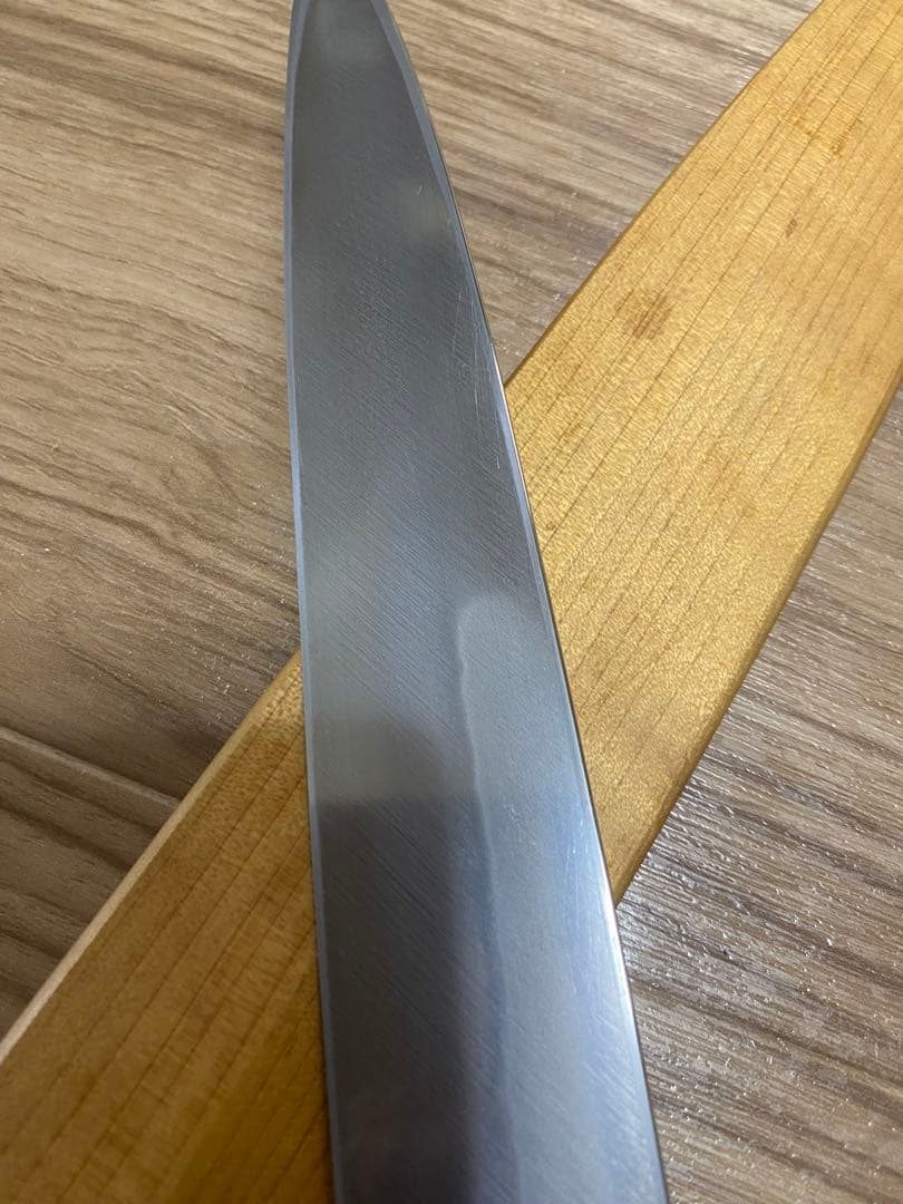 長寿　玄海正国　仙 水焼本焼　柳刃包丁　水本焼き　包丁　尺1 中子正国　彫る