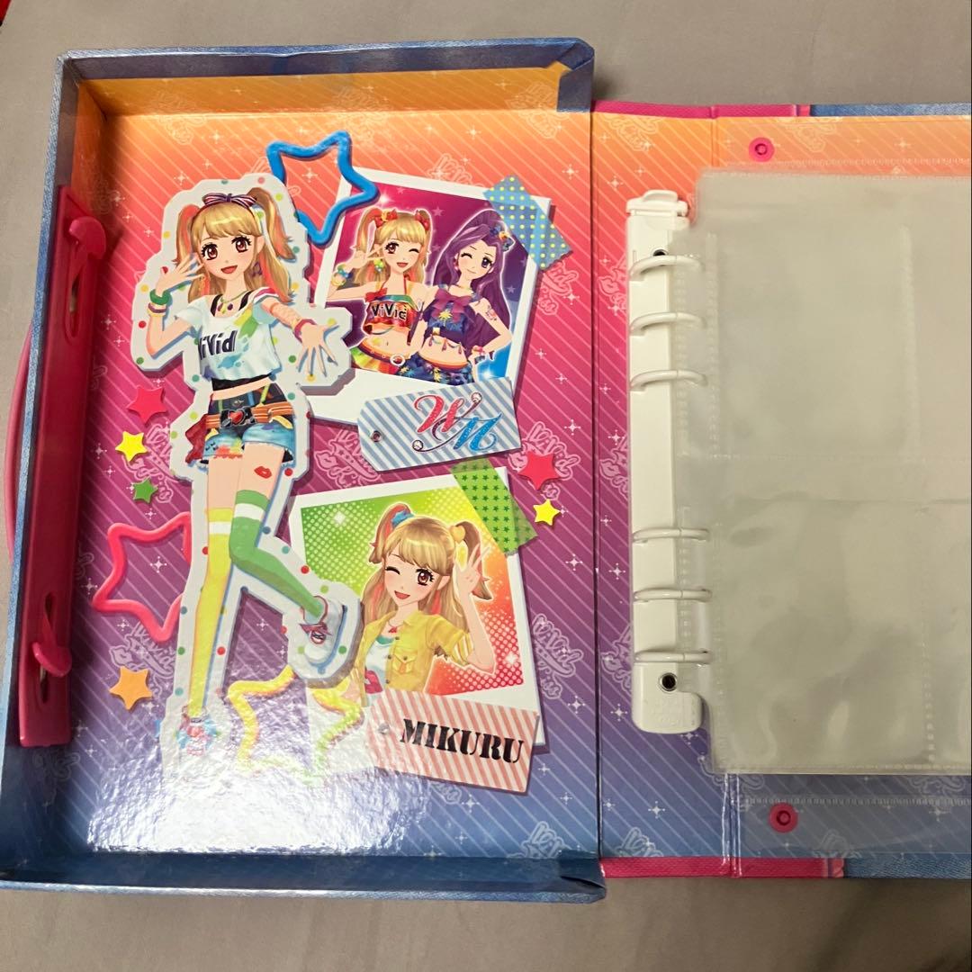 アイカツ ViVid Kiss バッグバインダー 学生証 カード付 夏樹みくる