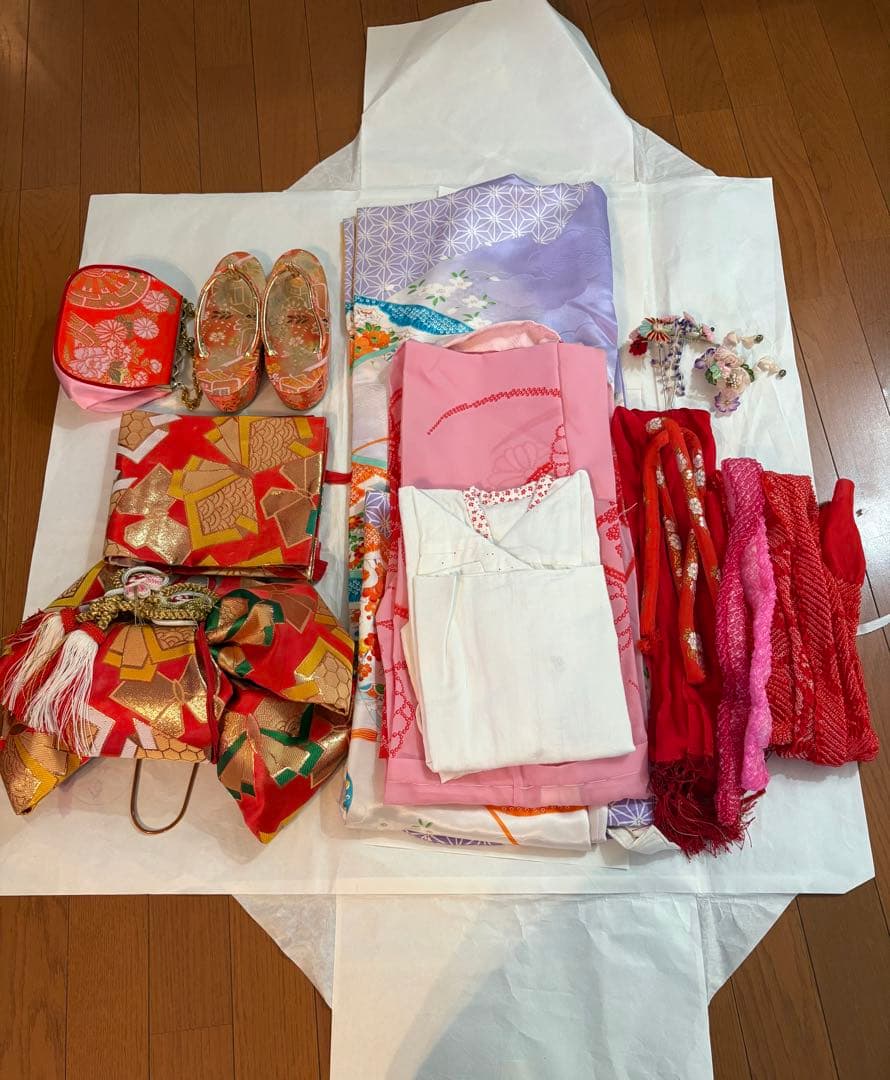 【美品】7歳女の子七五三セット☆正絹