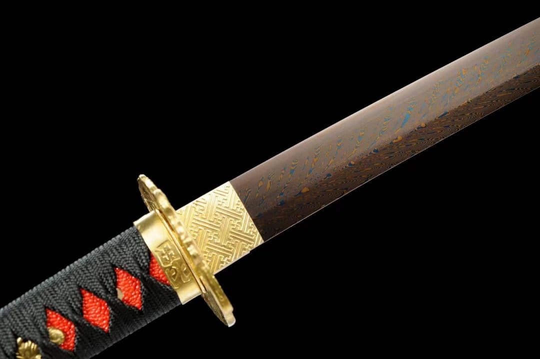 般若打刀】自錬模様鋼焼藍武士刀 武具刀装具日本刀模造刀 居合刀