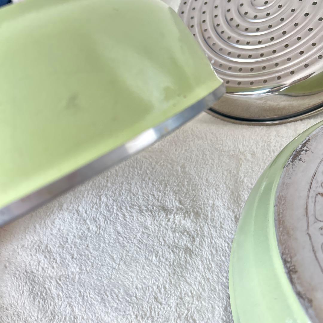 アサヒ軽金属　オールパン　22 26 セット　スチーマー　シリコンハンドル