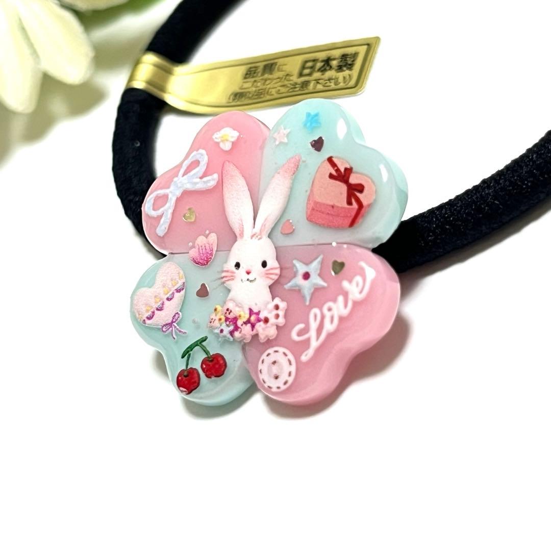 まい様お取り置きです。Ｎｏ．130 うさぎ チョコ レジン ペンダント マーカー