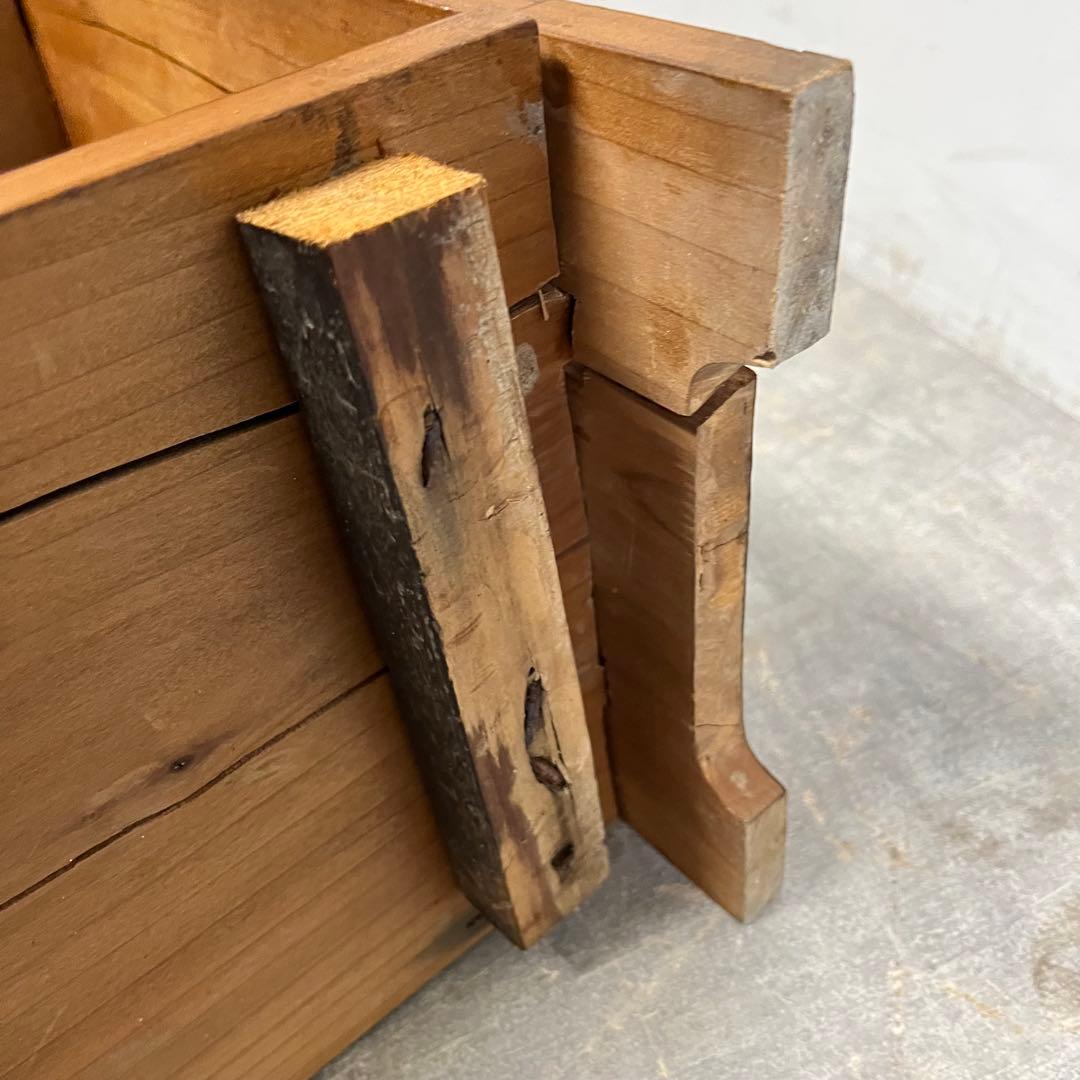 アンティーク 飾り棚 オープンラック 無垢材 昭和レトロ z508