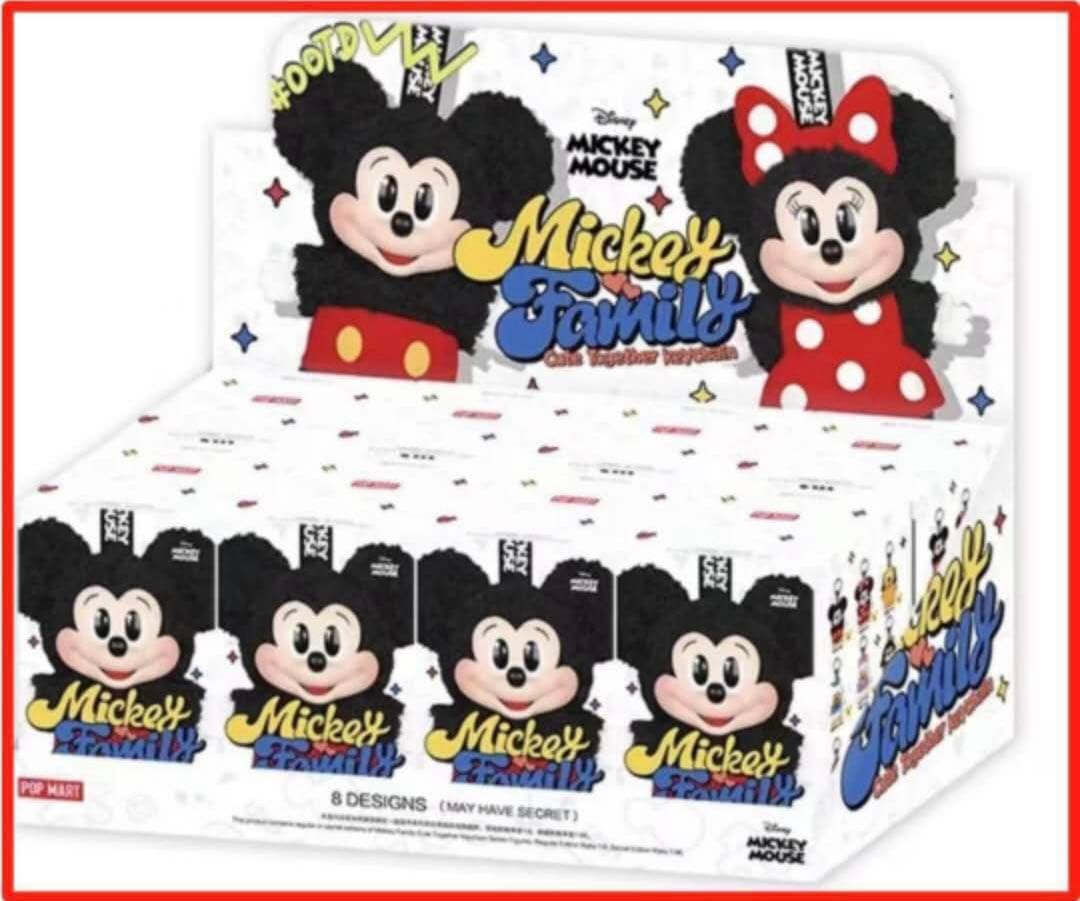 ♡海外限定POPMARTディズニーぬいぐるみキーチェーンアソートBOX（8個
