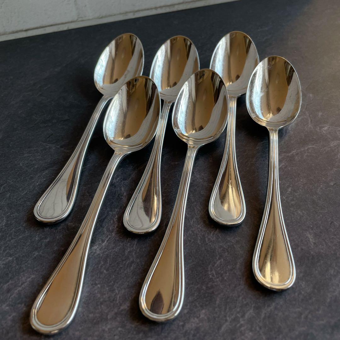 クリストフル コーヒースプーン アルビ シルバーコーティング　6本セット