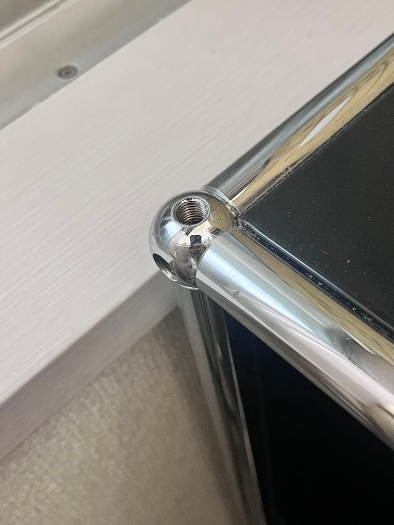 USMハラー　3段スチールラック 黒　引き取りもOK西新宿