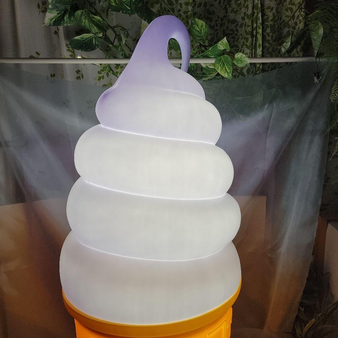 日世 ソフトクリーム スタンド インテリア ライト 店舗装飾品 非売品