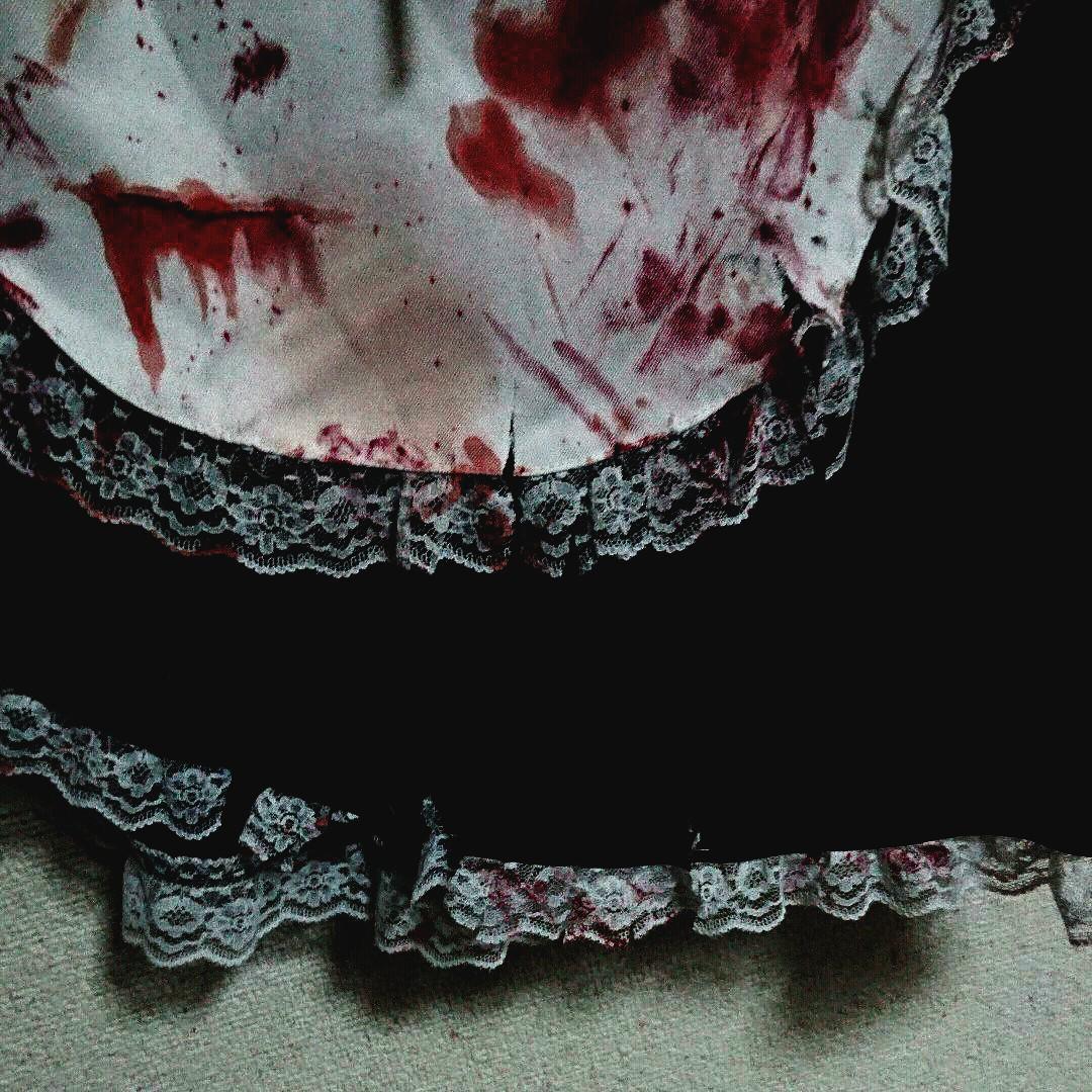 【完成】血のり加工 メイド服