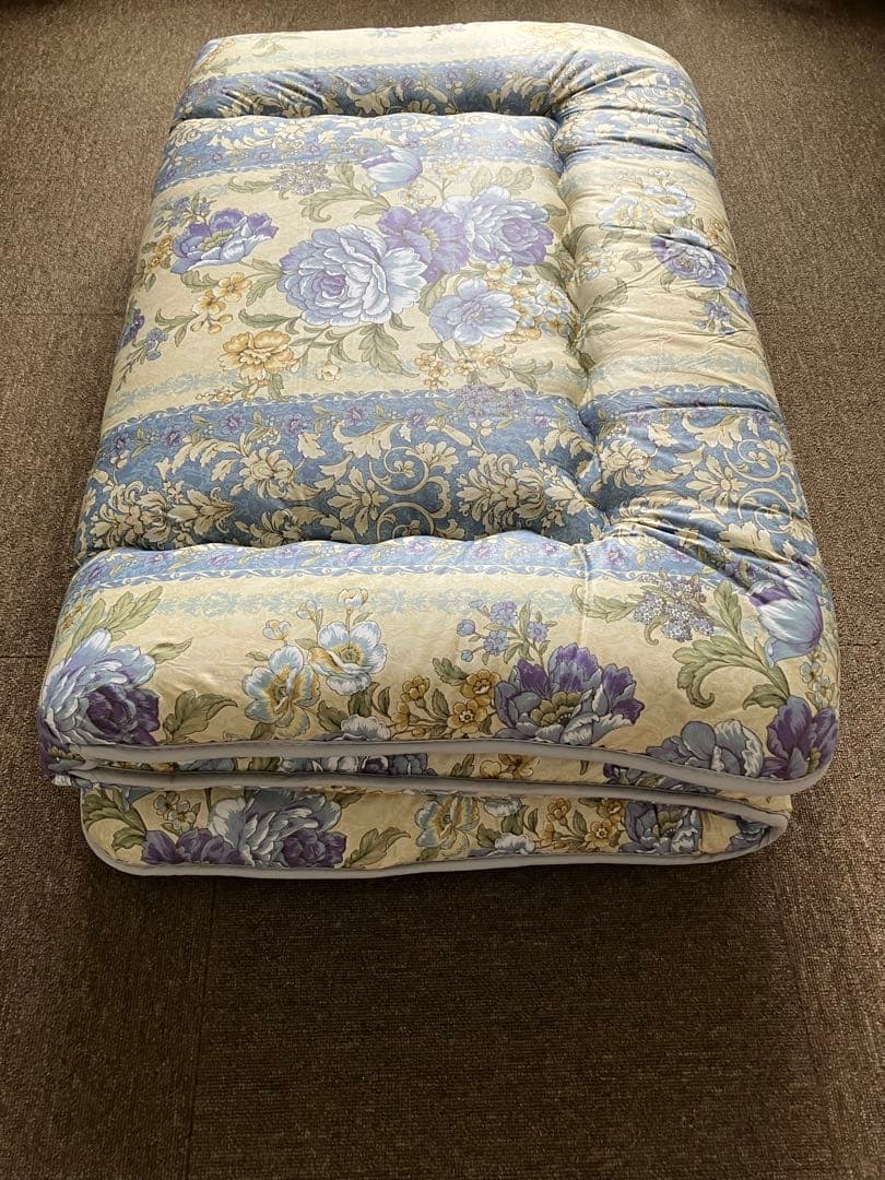 新品日本製つくりたてのふかふか掛け布団敷布団セット 綿100%（ピンク、ブルー）