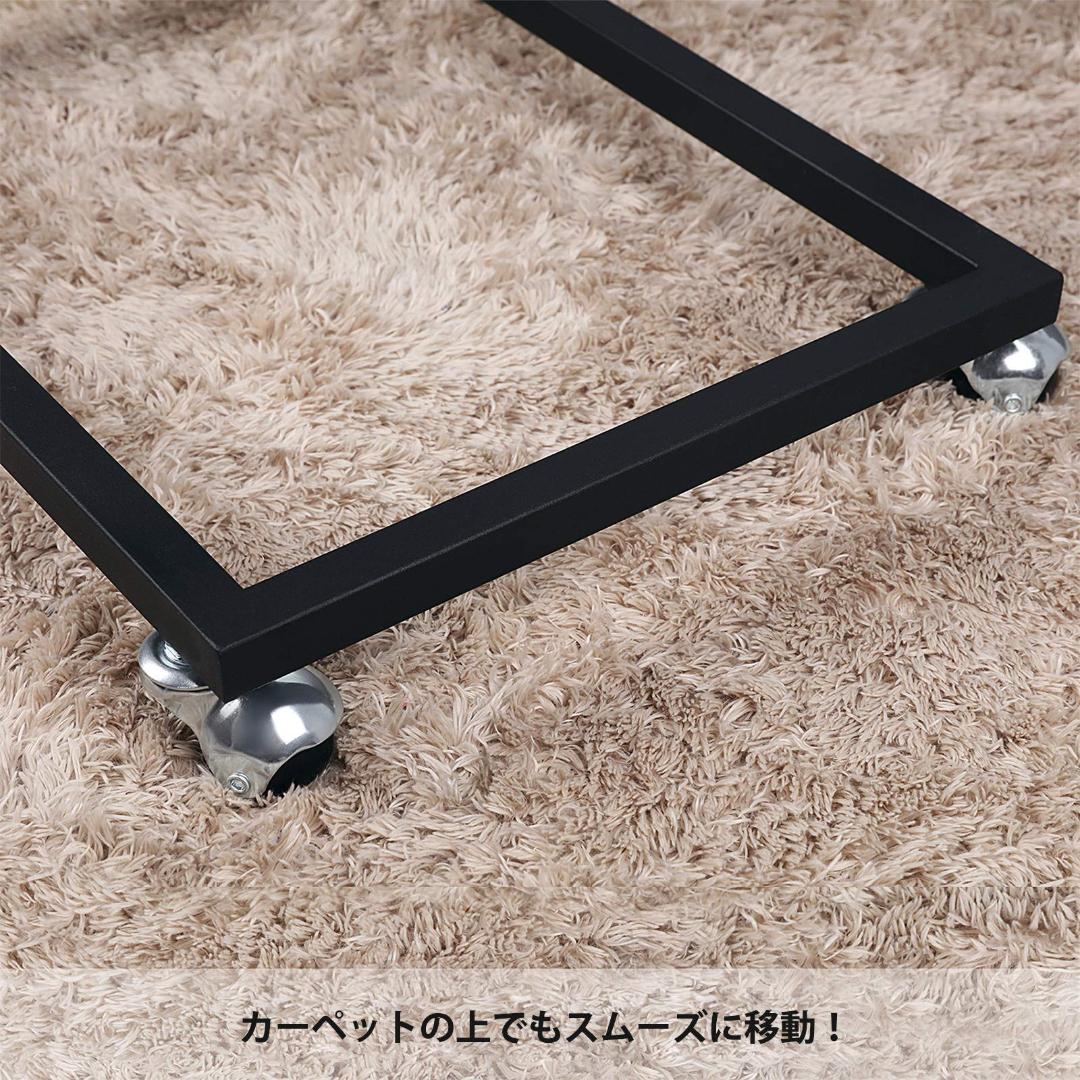 サイドテーブル 機能性とスタイリッシュなデザイン キャスター
