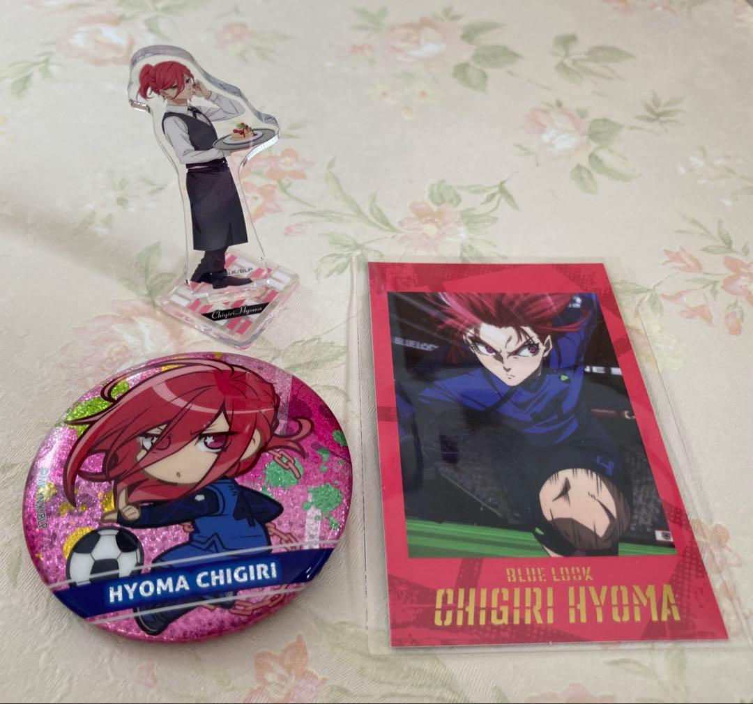 ブルーロック 千切豹馬 ミニアクスタ グリッター缶バッジ カード