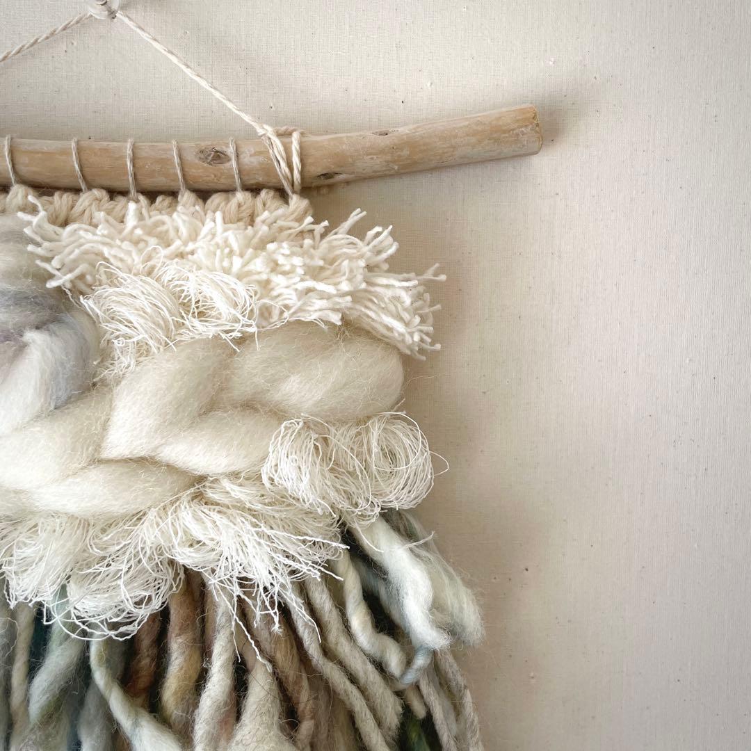 【一点もの】流木 ウィービング タペストリー 『木霊』