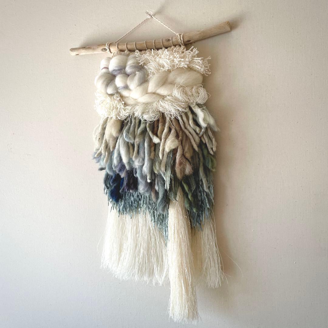 【一点もの】流木 ウィービング タペストリー 『木霊』