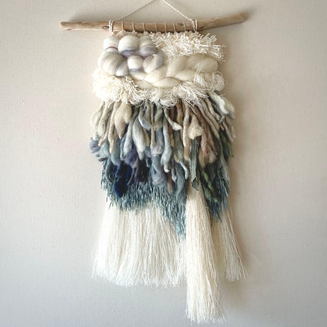 【一点もの】流木 ウィービング タペストリー 『木霊』