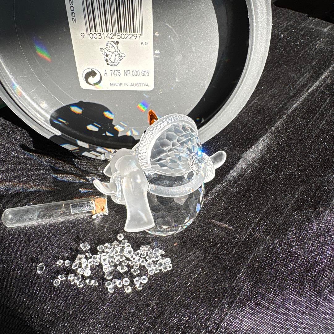 スワロフスキー　クリスタル　スノーマン　フィギュア