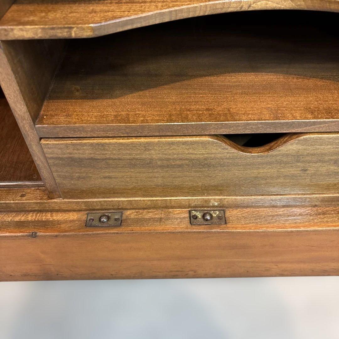 【最終値下げ】アンティーク　木製レコードラック｜ウッドラック　古家具　レコード