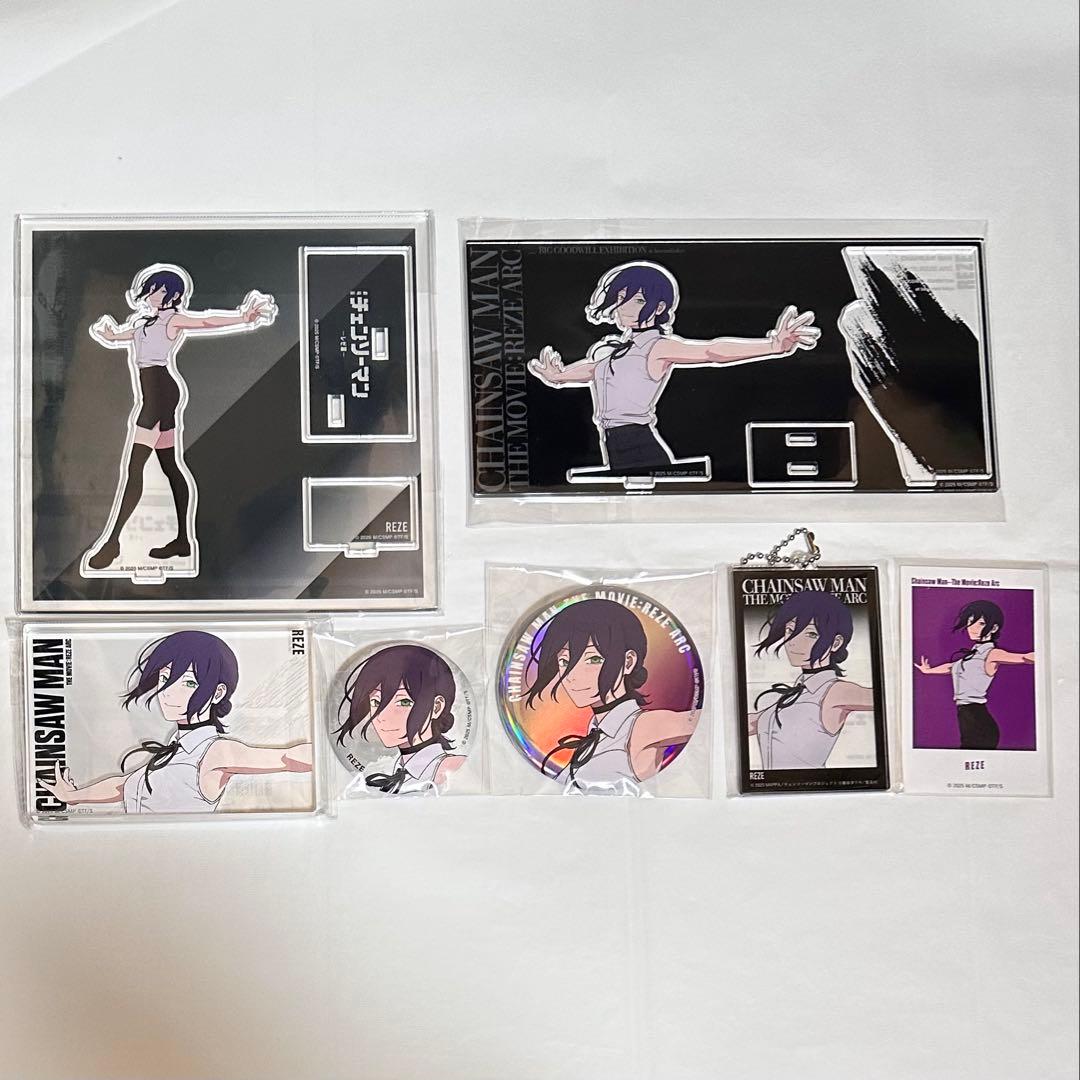 チェンソーマン レゼ アクリルスタンド アクリルブロック 缶バッジ ステッカー