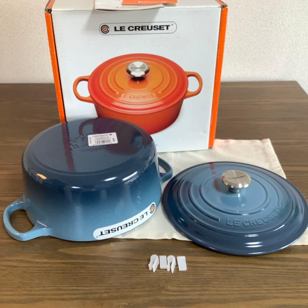 【未使用品】ルクルーゼ ココット・ロンド 22cm