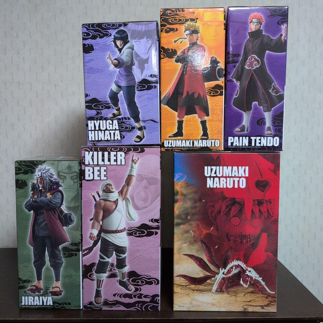 一番くじ　ナルト　フィギュア　A　B　C　D　E　ラストワン　コンプ　おまけ付①