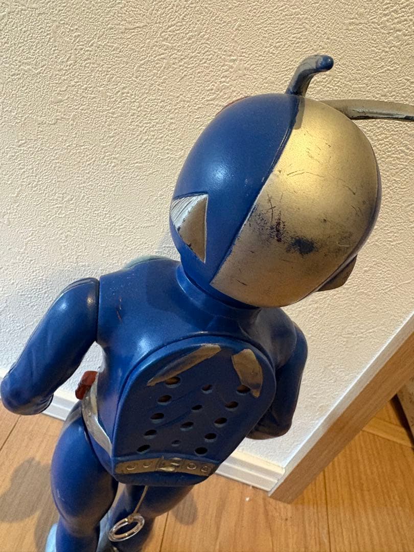 希少】当時物 70s 仮面1号 トーキング 増田屋 ソフビ - メルカリ