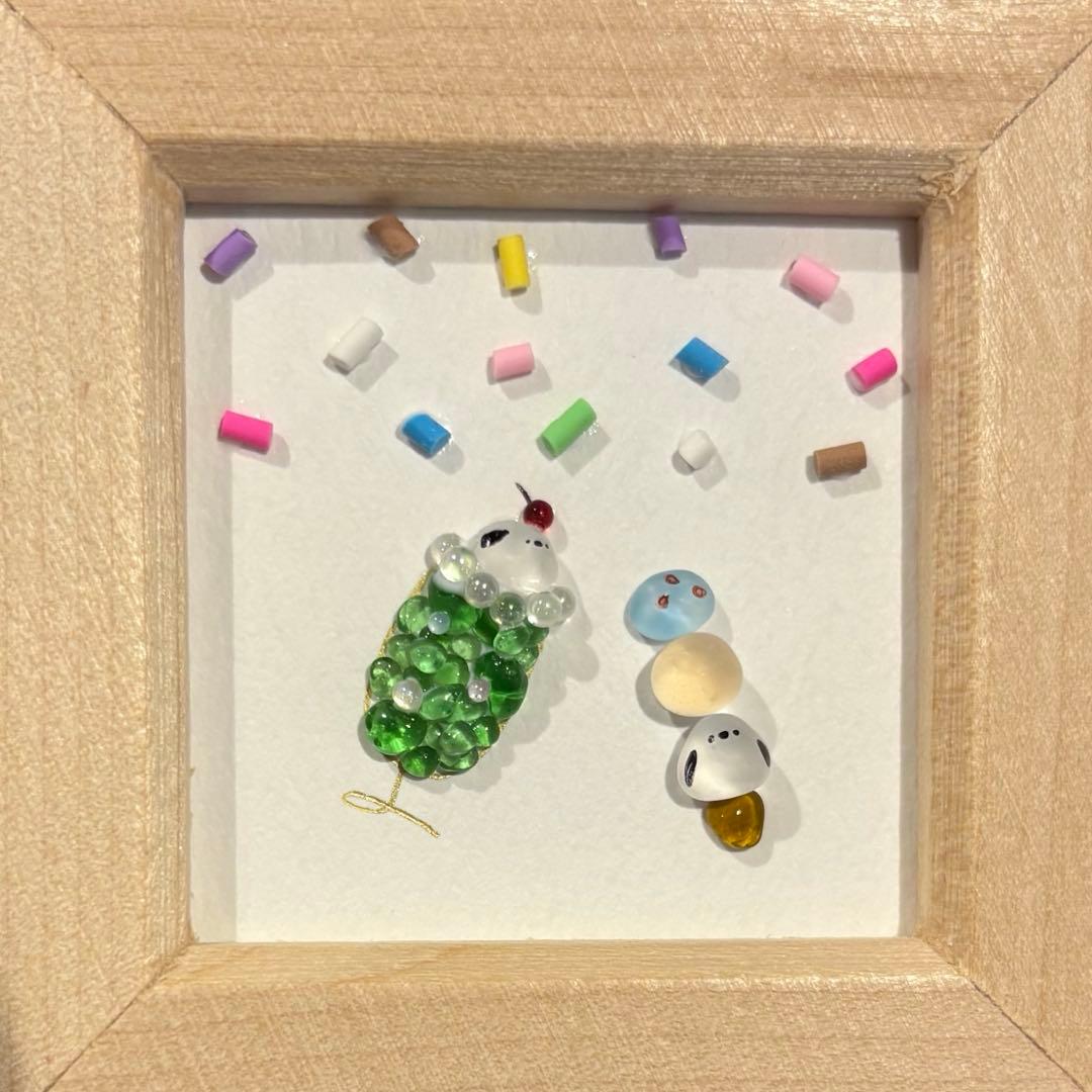 うさぎ♡シーグラスアート