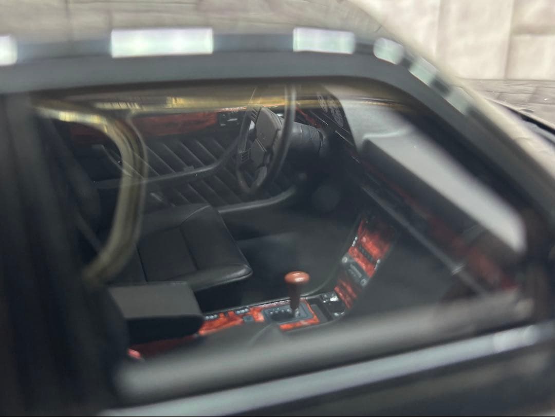 1/18ミニカー ベンツ560SEL AMG 深リムカスタム ブラック - メルカリ