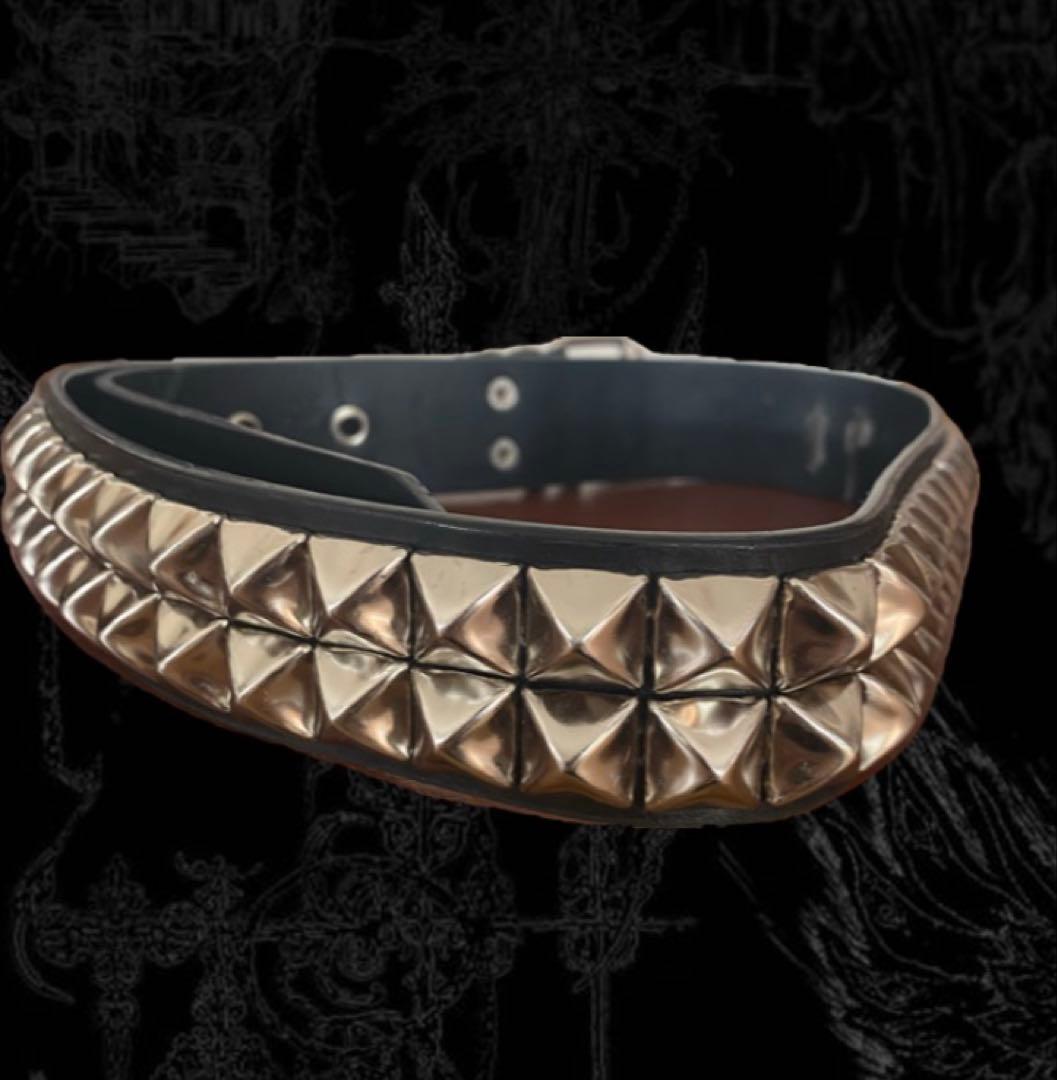 牛革 スタッズベルト y2k sk8 archive 平成 2連 - メルカリ