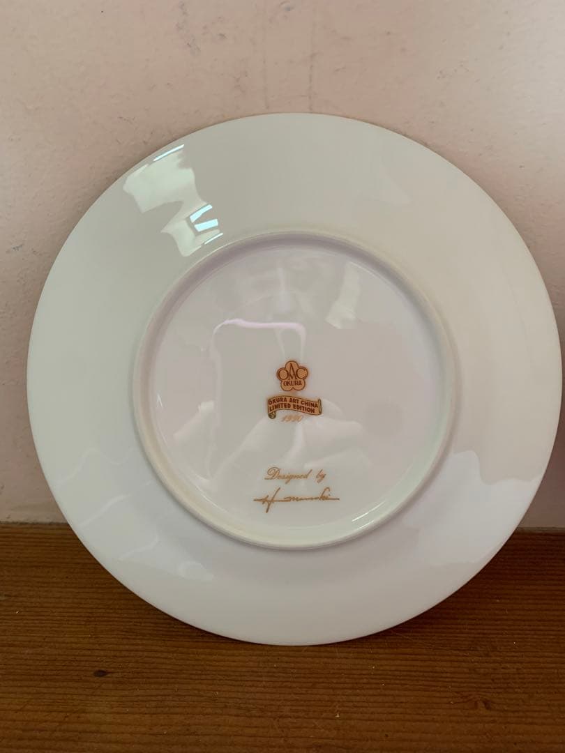 大倉陶園 一本の薔薇 6枚セット 約20cm ¥462,000相当 - メルカリ