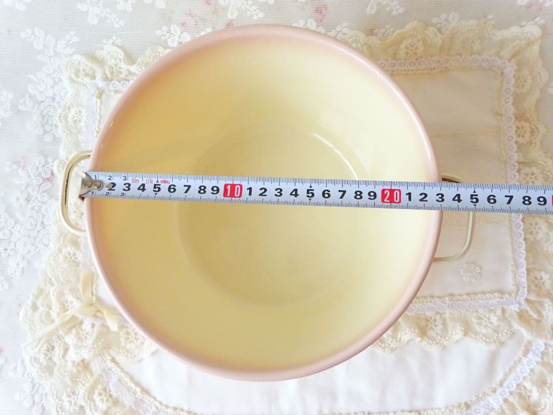 イマン　ダイアナローズ　アンティークキャセロール　マニーローズ