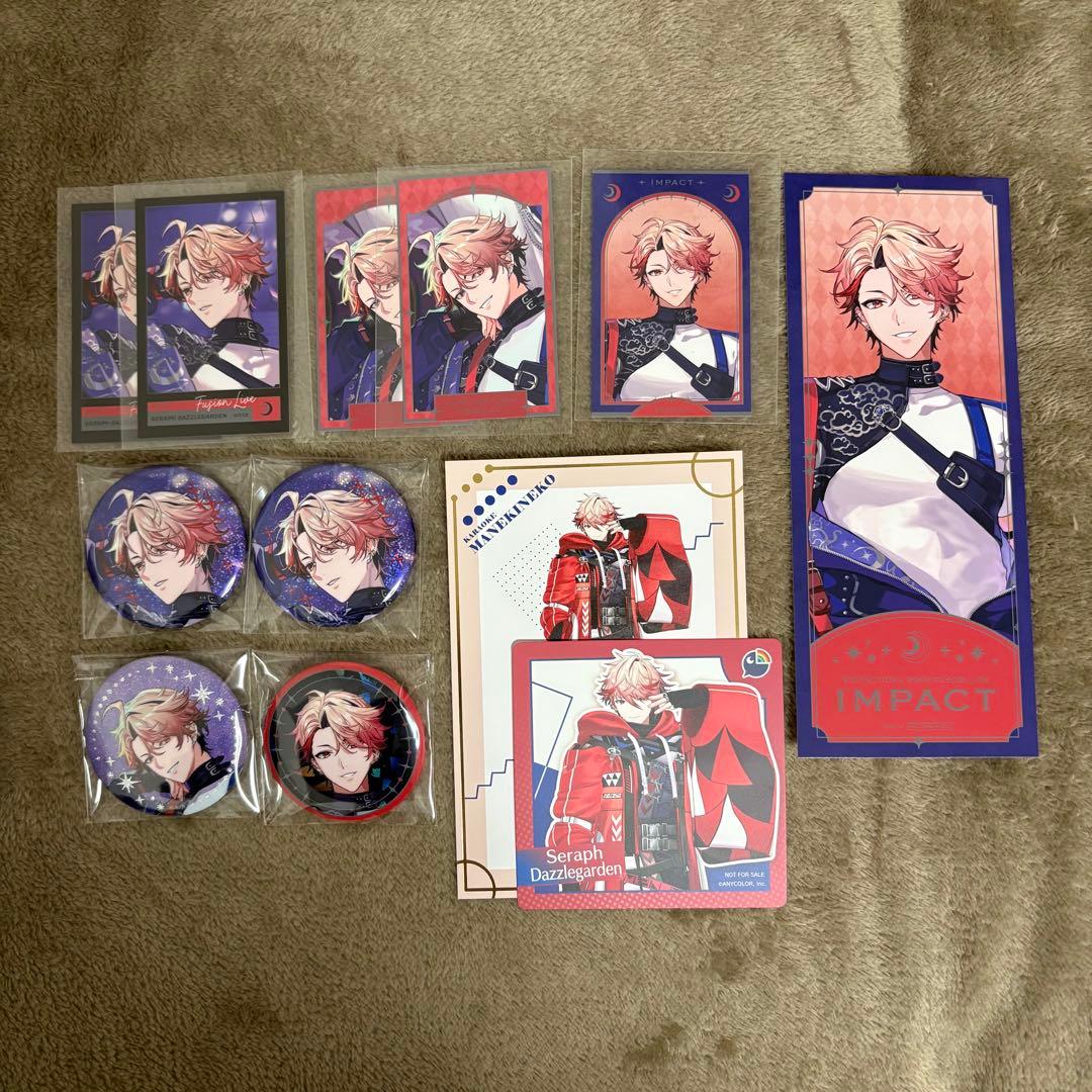 IMPACT セラフダズルガーデン 特典 チェキ風カード 缶バッジ