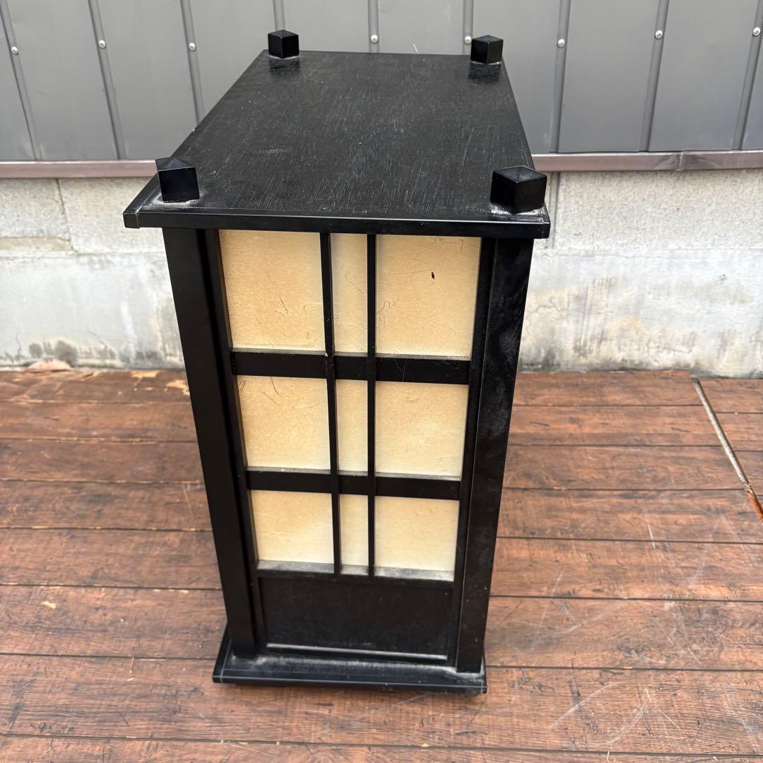 C壁 昭和レトロ 木製 茶箪笥 茶棚 ガラス戸 飾り棚 サイドボード 古家具