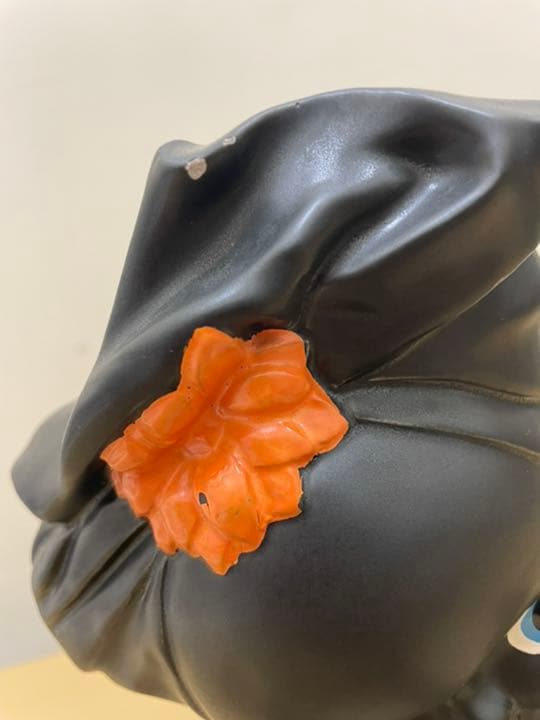 昭和レトロ　アンティーク品　希少！女の子の陶器製置物