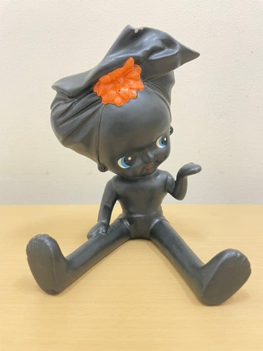 昭和レトロ　アンティーク品　希少！女の子の陶器製置物