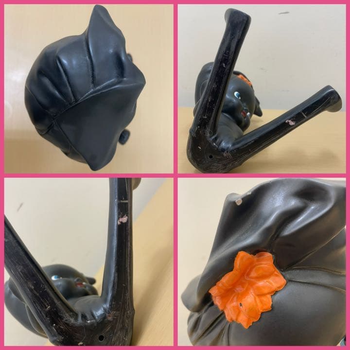 昭和レトロ　アンティーク品　希少！女の子の陶器製置物