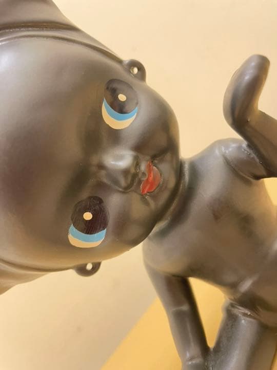 昭和レトロ　アンティーク品　希少！女の子の陶器製置物