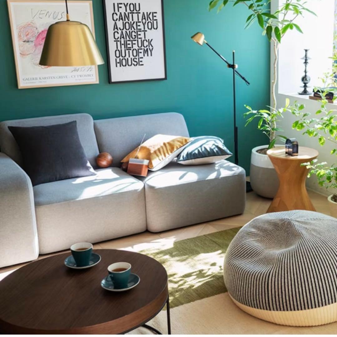 ［ＩＤＥＥ］ＰＵＵＦ BODY + COVER ホワイト×ブラック 70cm