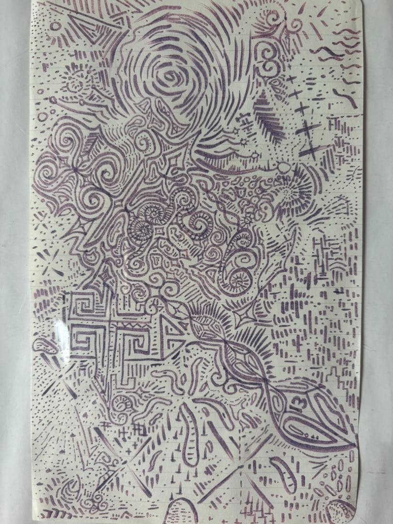 【OKI DUB BANDイベント用原画】アイヌ スピリチュアル絵画 額装一点物