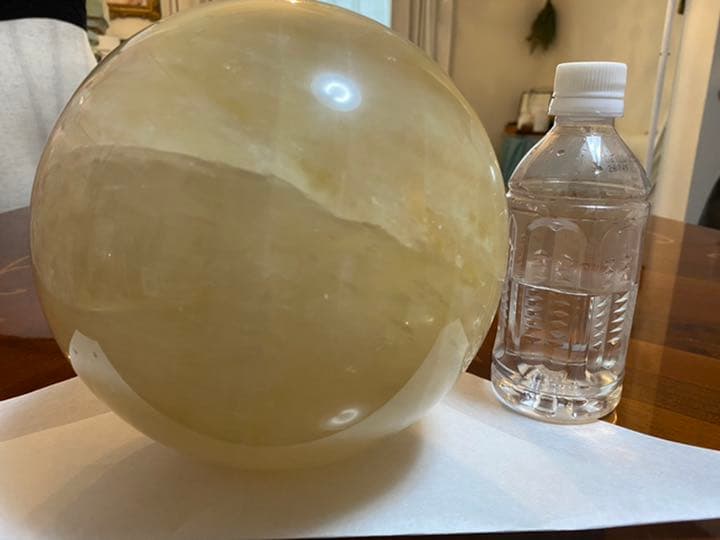 【直径17cm 激レア1個限り】沖縄のユタの念入り！金運のパワーストーン！