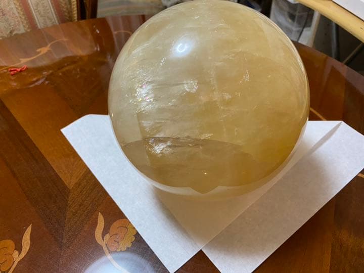 【直径17cm 激レア1個限り】沖縄のユタの念入り！金運のパワーストーン！