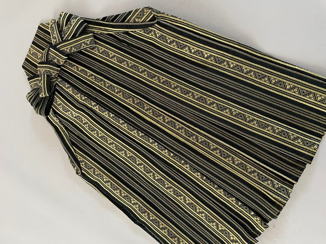 七五三　5歳　男の子　正絹　アンティークお着物袴コーデ