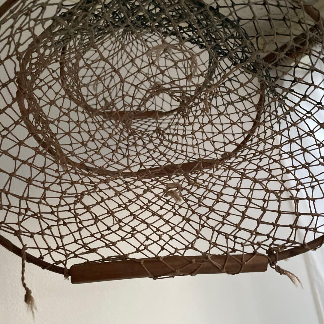 フランスアンティーク　1900s ビク シェード　アート魚籠