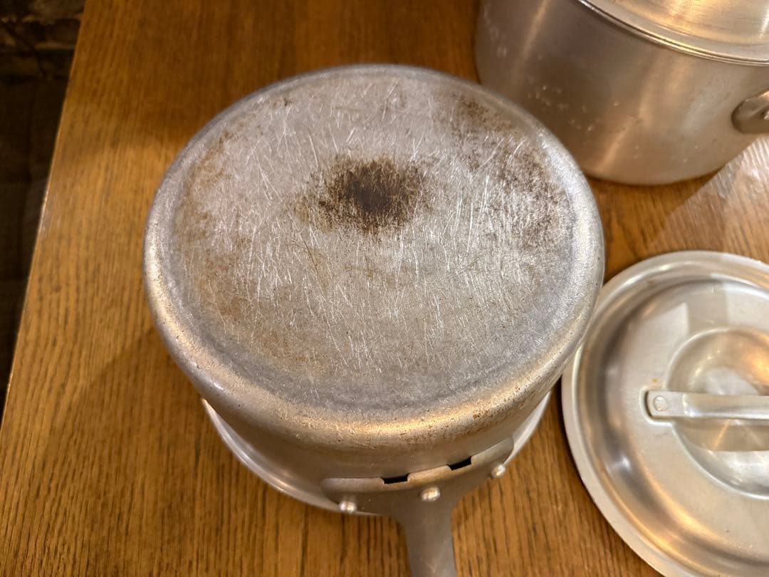 【中古美品】アルミ鍋2点セット23〜26cm 飲食店 レストラン 本格的料理