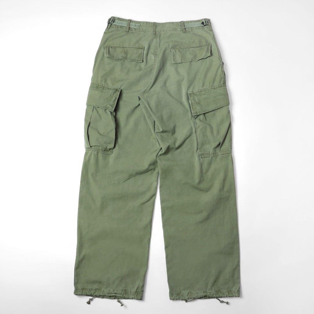 60s70sビンテージ ジャングルファティーグ カーゴパンツ リップストップSR