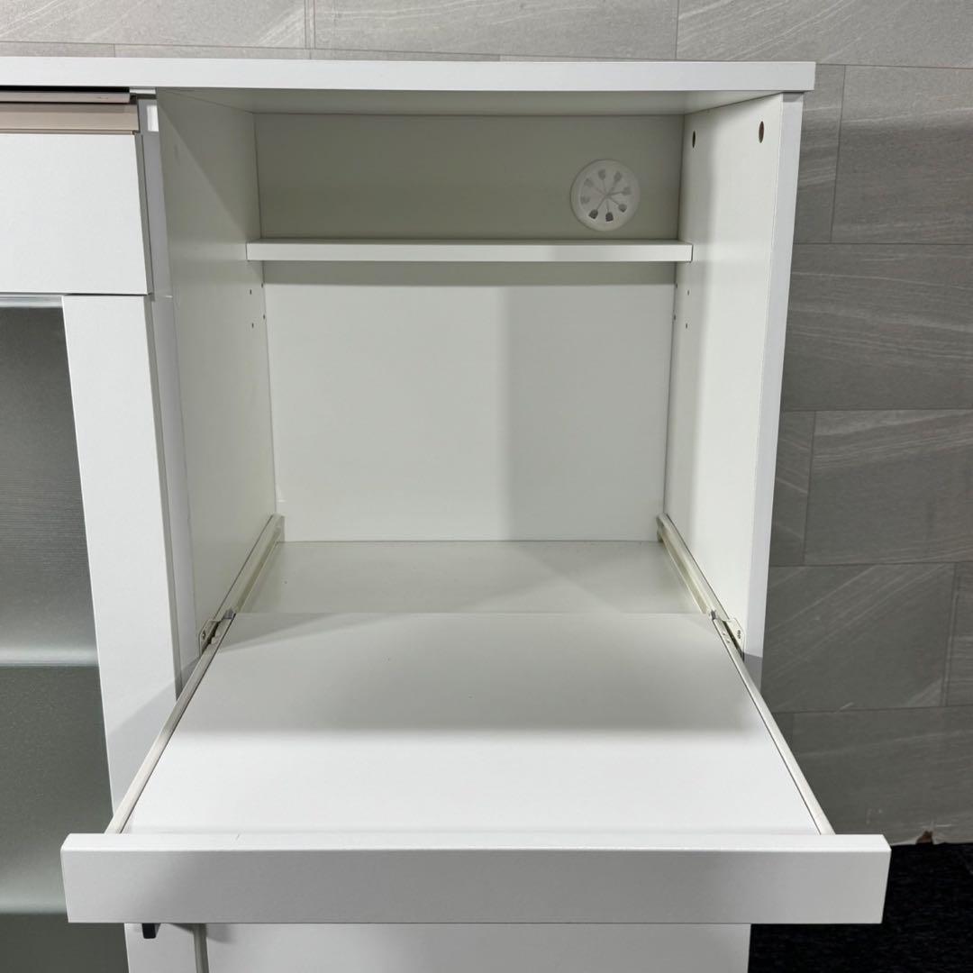 ニトリ レンジ台 食器棚 キッチンボード 幅75cm フォルムN d5242