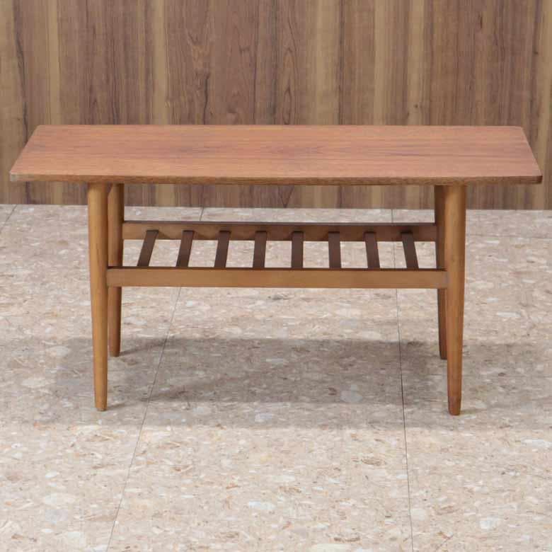 センターテーブル 棚付 ヴィンテージ イギリス ローテーブル ミッドセンチュリー